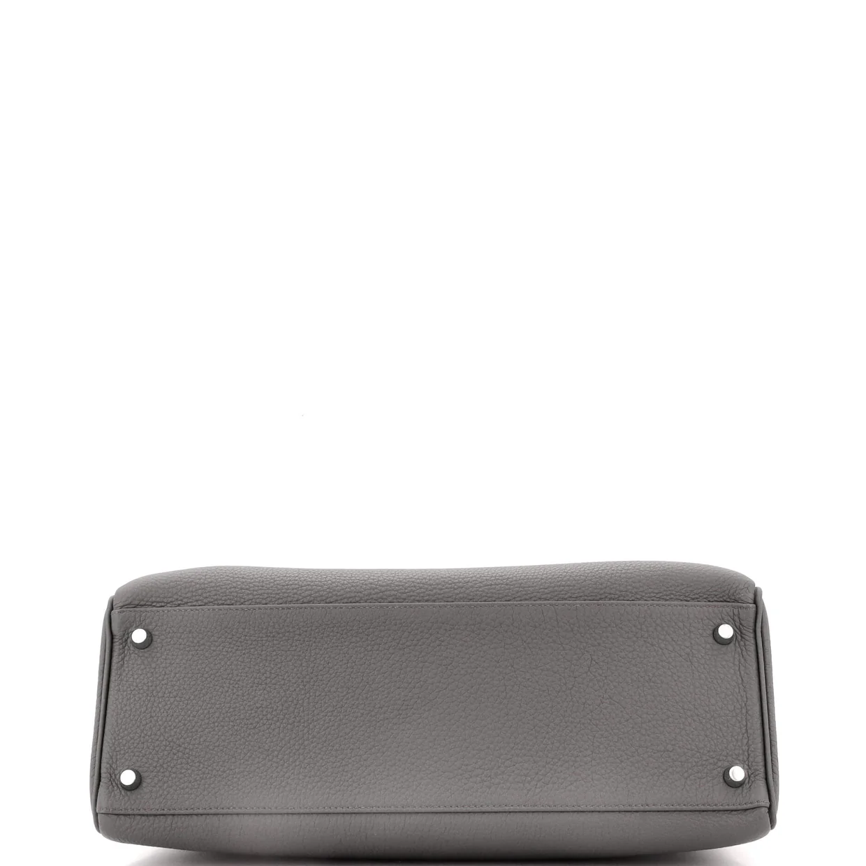 Kelly Handbag Grey Togo with Palladium Hardware 35 - Deep Luxury