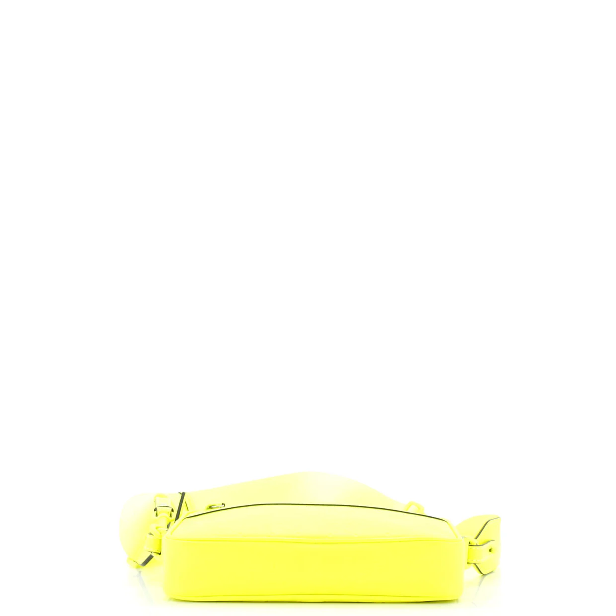 Front Zip Crossbody Bag GG Rubber Effect Leather Small - Deep Luxury