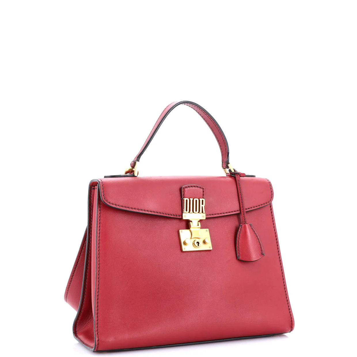 Dioraddict Top Handle Bag Leather Medium - Deep Luxury