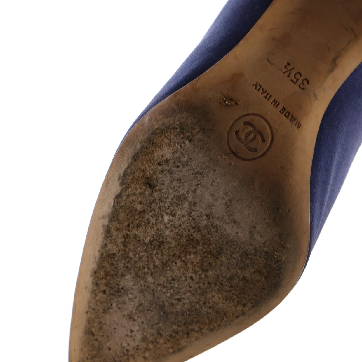 Women's Pointed Toe Pumps Satin and Lucite - Deep Luxury
