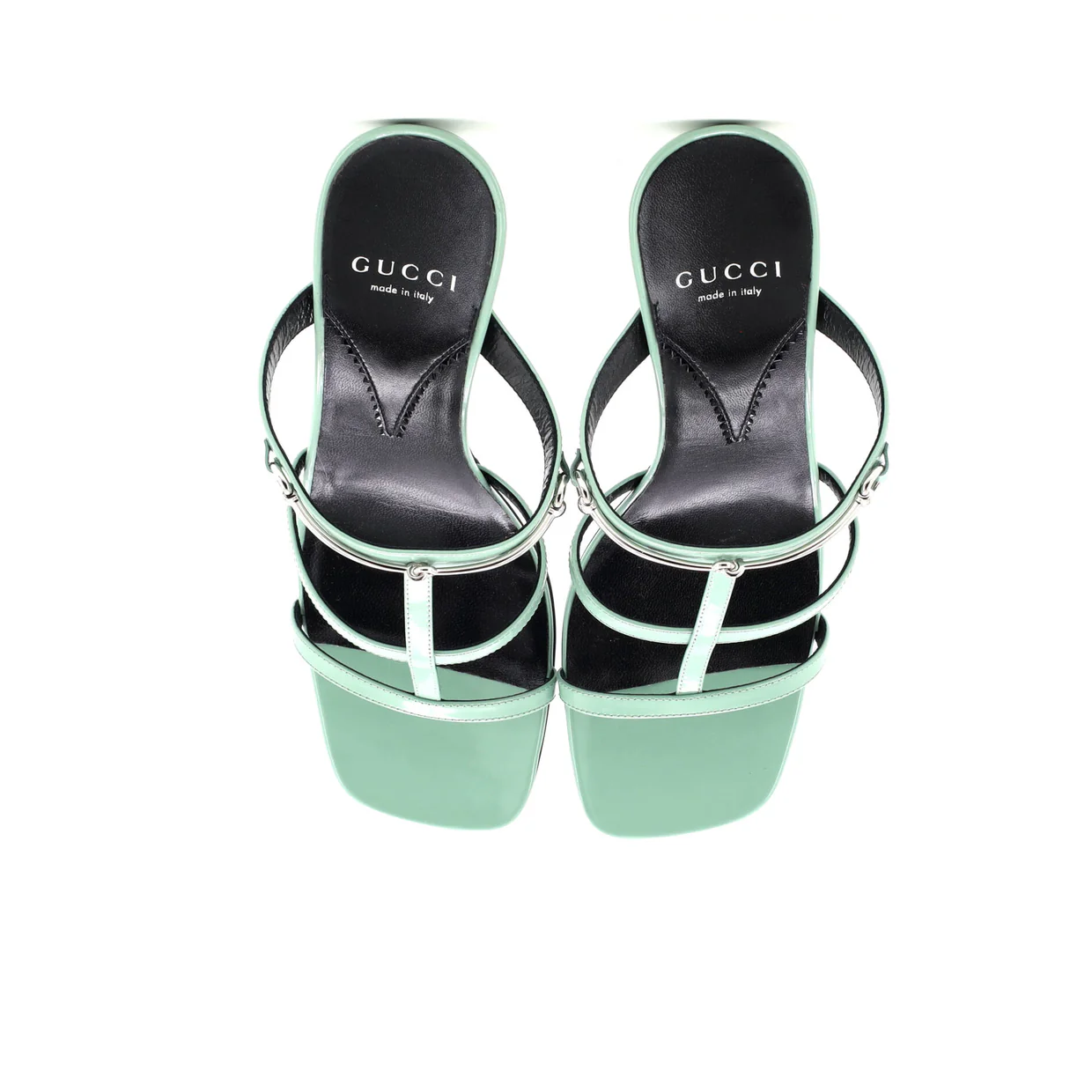 Women's Horsebit Cage Heeled Sandals Leather - Deep Luxury