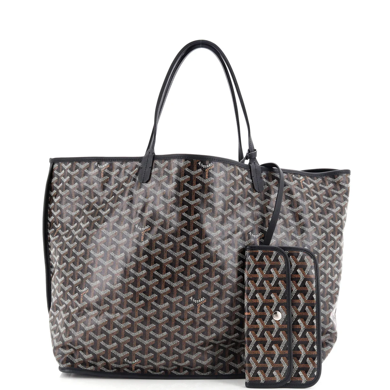 Anjou Reversible Tote Coated Canvas GM - Deep Luxury