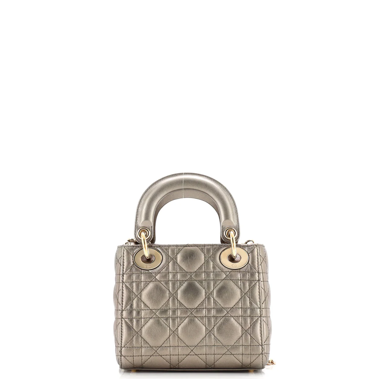 Lady Dior Chain Bag Cannage Quilt Lambskin Mini - Deep Luxury