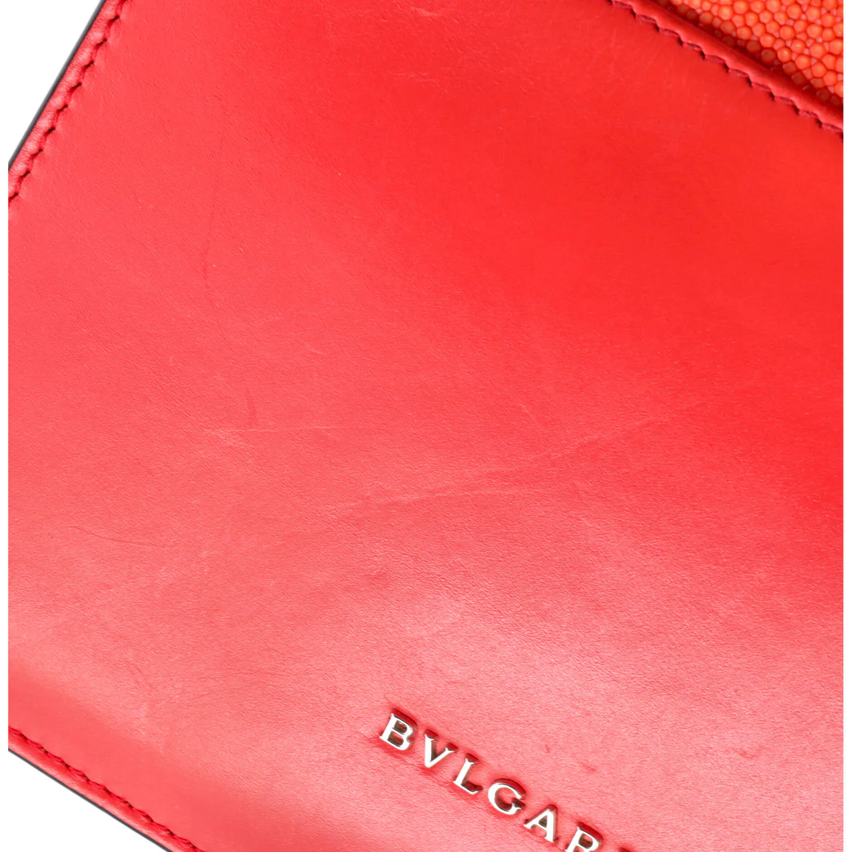Serpenti Forever Square Shoulder Bag Leather and Stingray Small - Deep Luxury