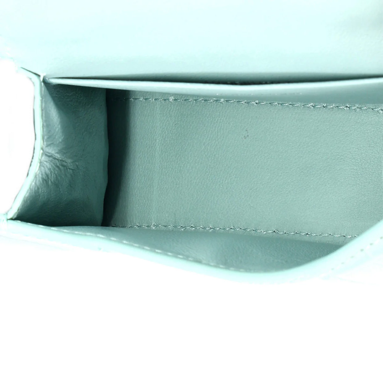 Hourglass Top Handle Bag Crocodile Embossed Leather Mini - Deep Luxury