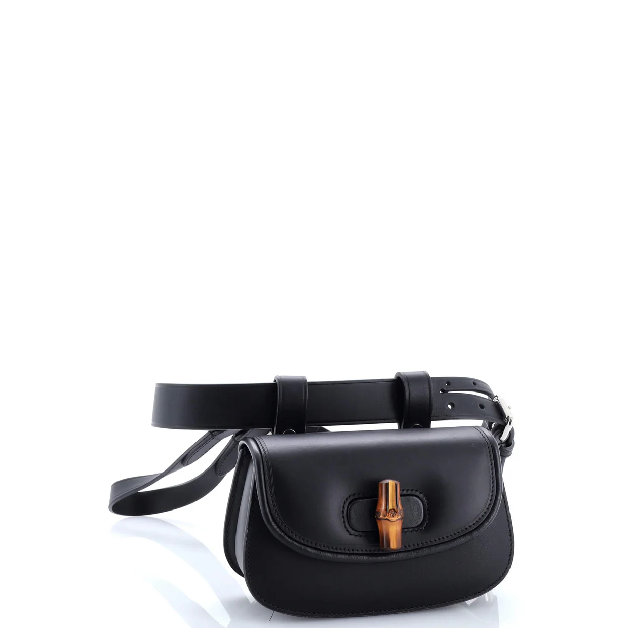 Bamboo 1947 Belt Bag Leather Mini - Deep Luxury