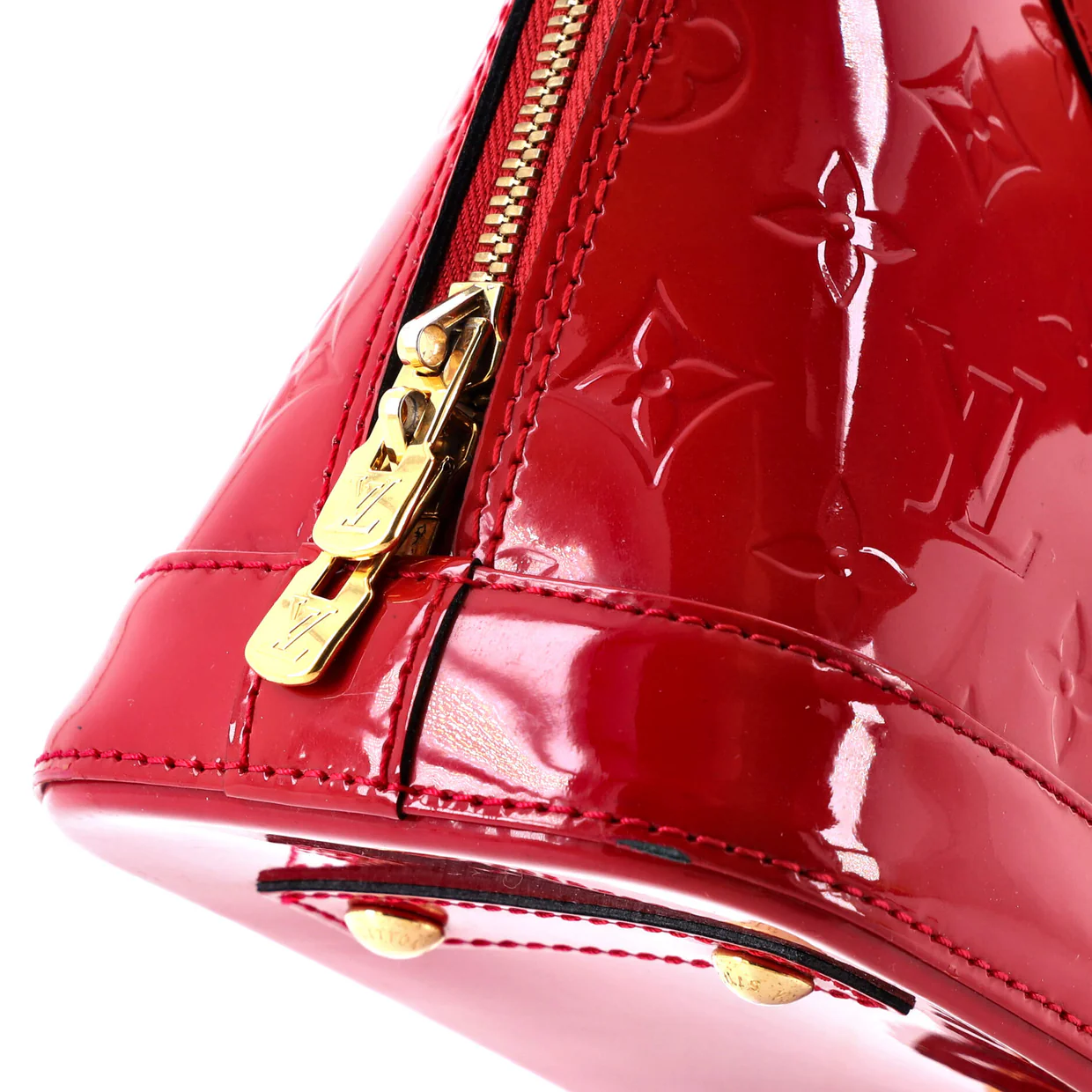 Alma Handbag Monogram Vernis BB - Deep Luxury