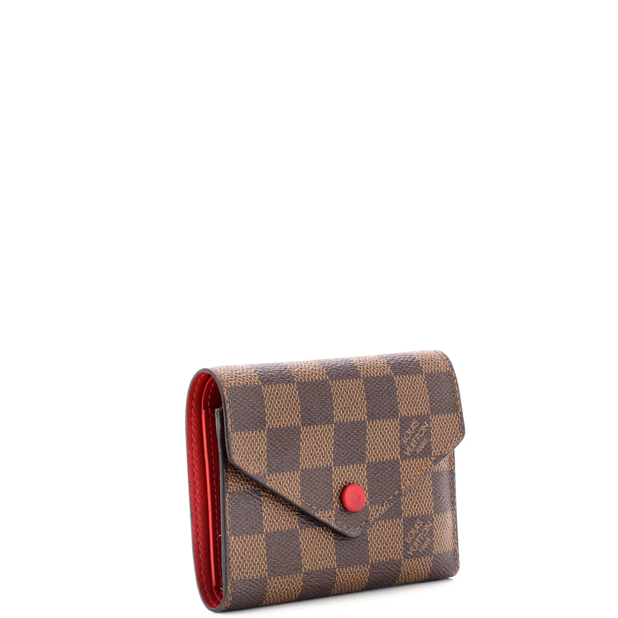 Victorine Wallet Damier - Deep Luxury