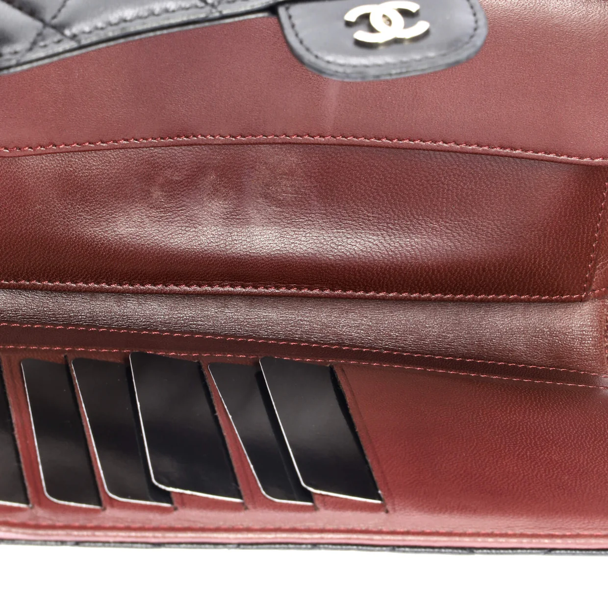 L-Flap Wallet Quilted Lambskin Long - Deep Luxury