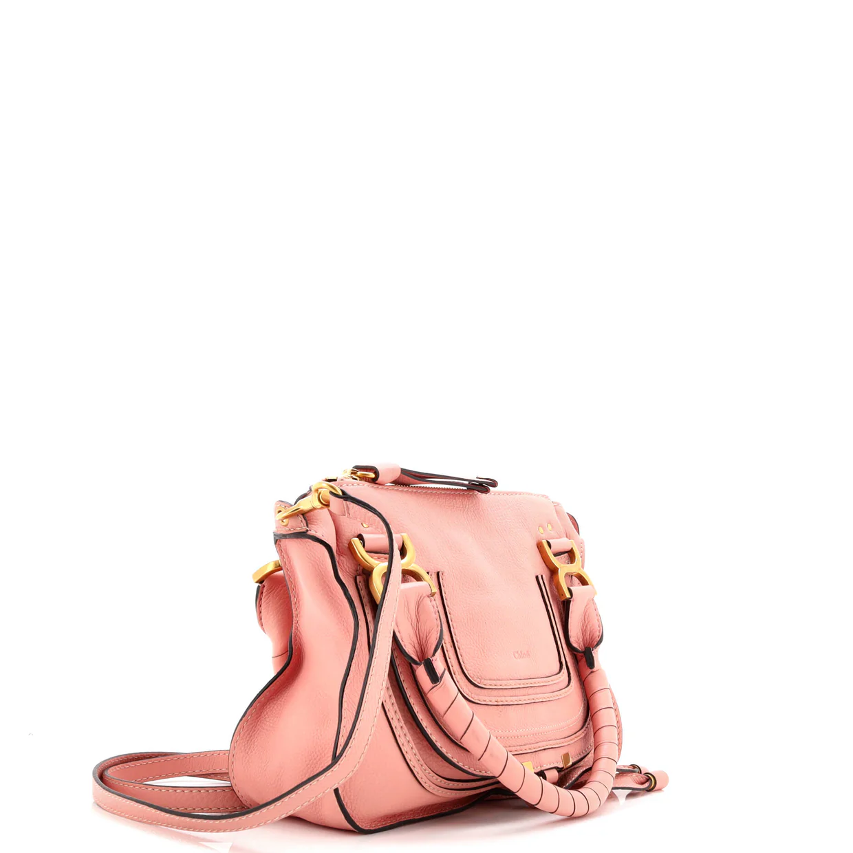 Marcie Satchel Leather Small - Deep Luxury