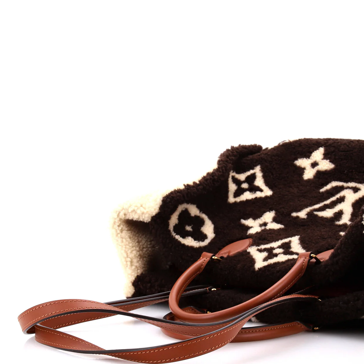 OnTheGo Tote Monogram Giant Teddy Fleece GM - Deep Luxury