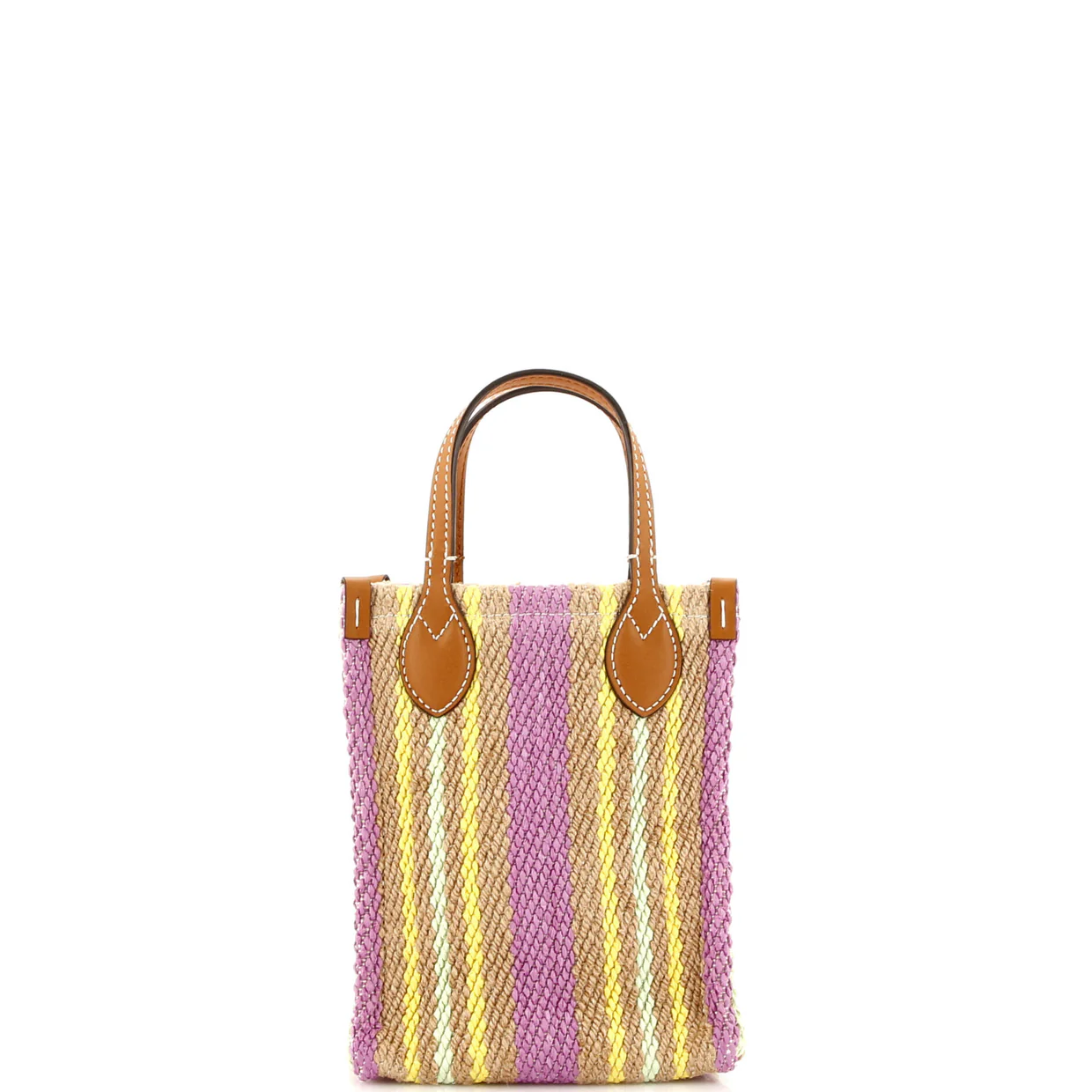Logo Vertical Tote Jute Super Mini - Deep Luxury