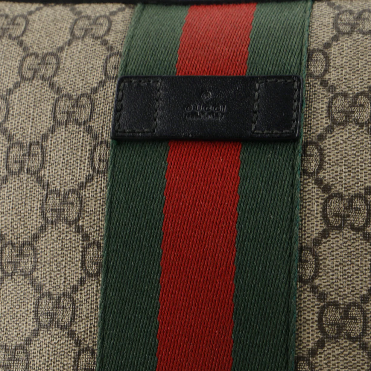 Web Messenger Bag GG Coated Canvas Small - Deep Luxury