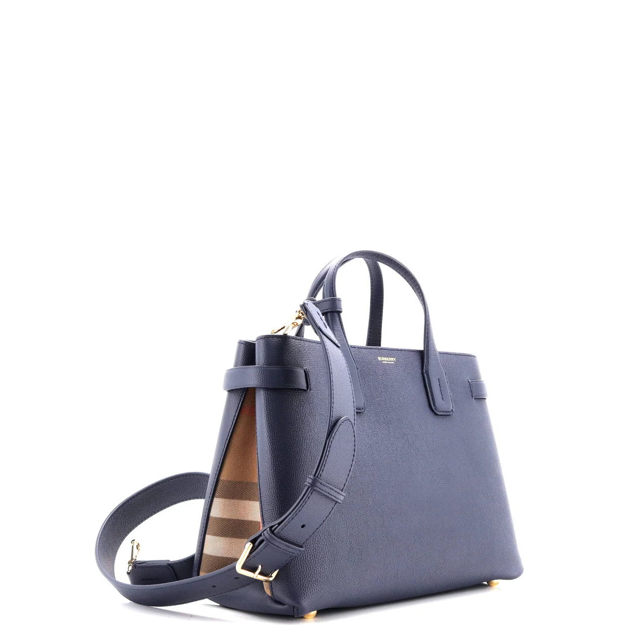 Banner Tote Leather Medium - Deep Luxury