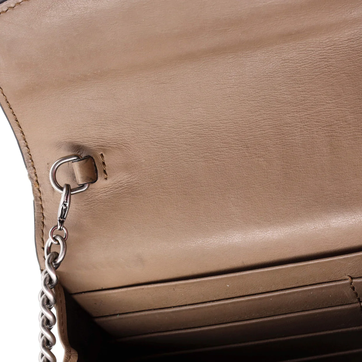 Dionysus Chain Wallet GG Coated Canvas Small - Deep Luxury