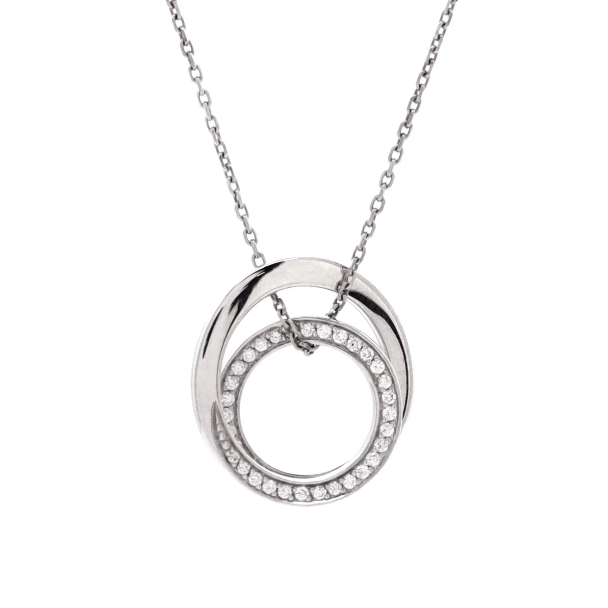 Etincelle de Cartier Pendant Necklace 18K White Gold with Diamonds - Deep Luxury