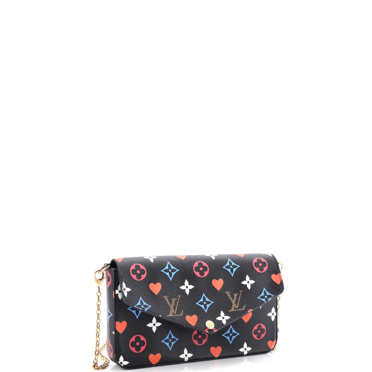 Felicie Pochette Limited Edition Game On Multicolor Monogram - Deep Luxury