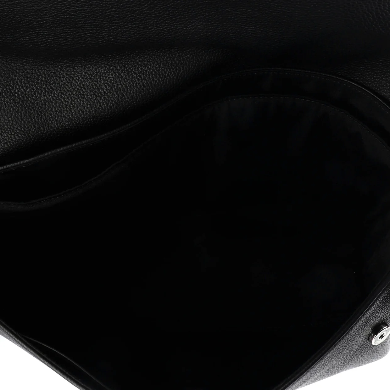 Saddle Flap Messenger Bag Leather Medium - Deep Luxury