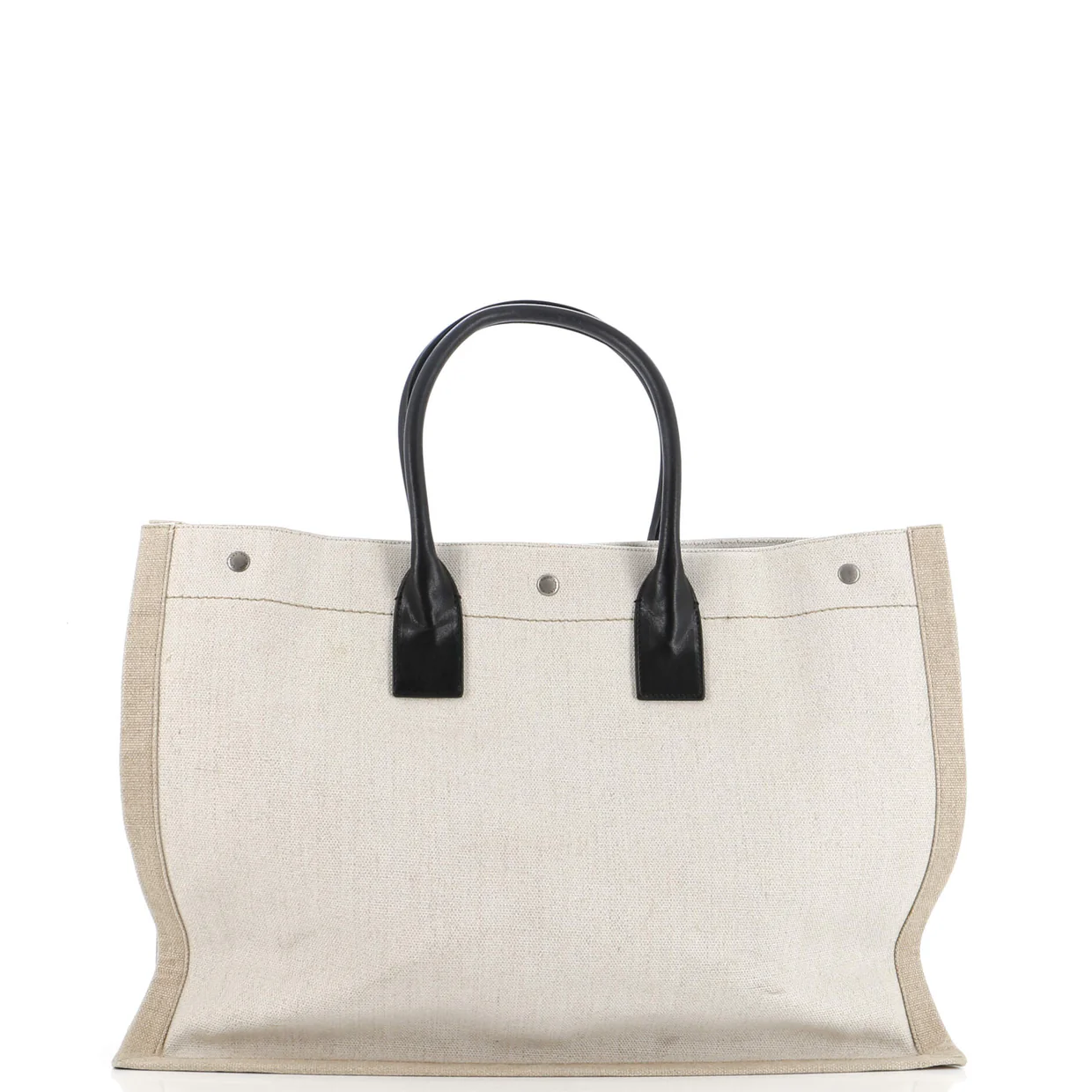Rive Gauche Shopper Tote Canvas Large - Deep Luxury