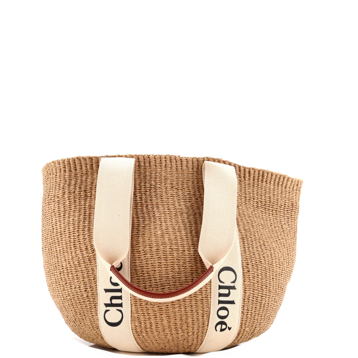 x Mifuko Woody Tote Raffia Large - Deep Luxury