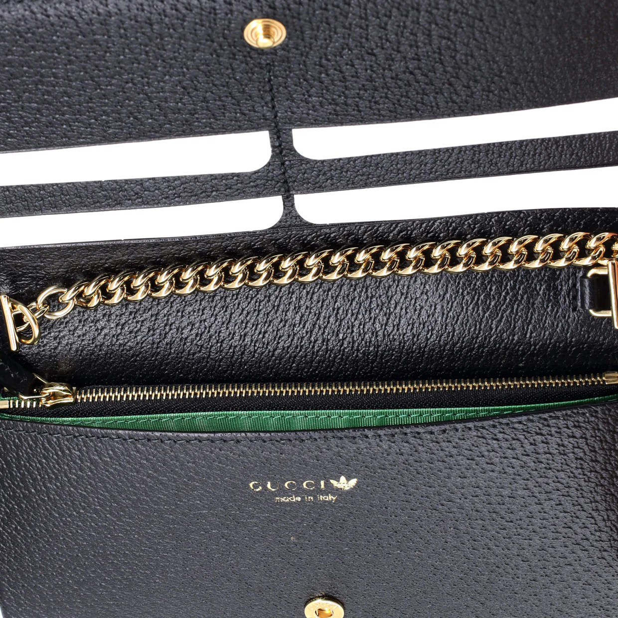 x adidas Wallet on Chain GG Coated Canvas - Deep Luxury