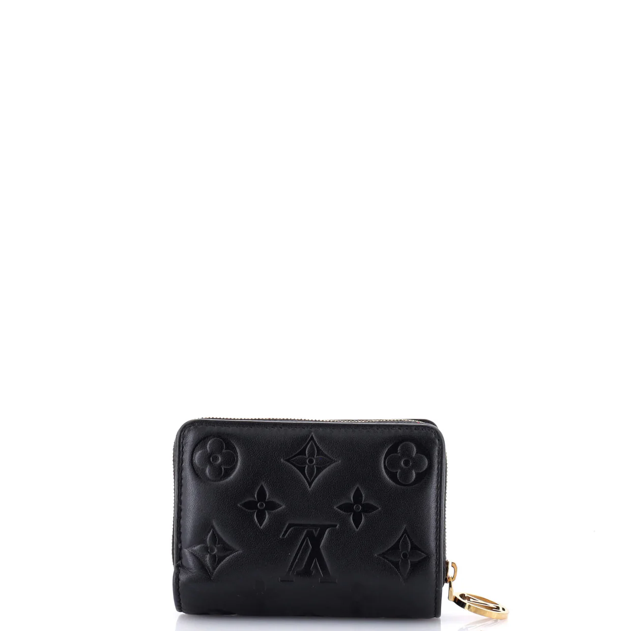 Lou Wallet Monogram Embossed Lambskin - Deep Luxury
