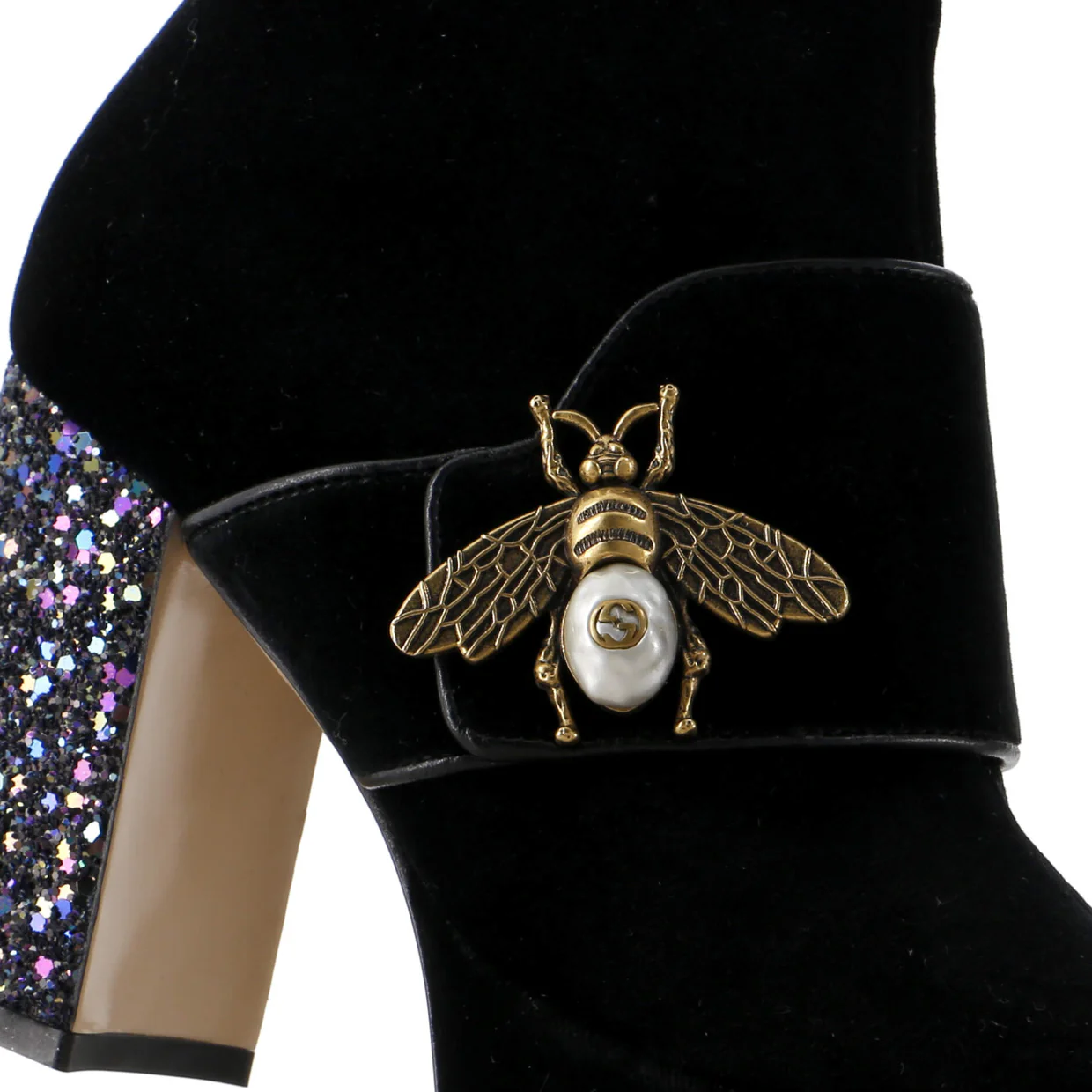 Women's Soko Bee Platform Boots Velvet - Deep Luxury