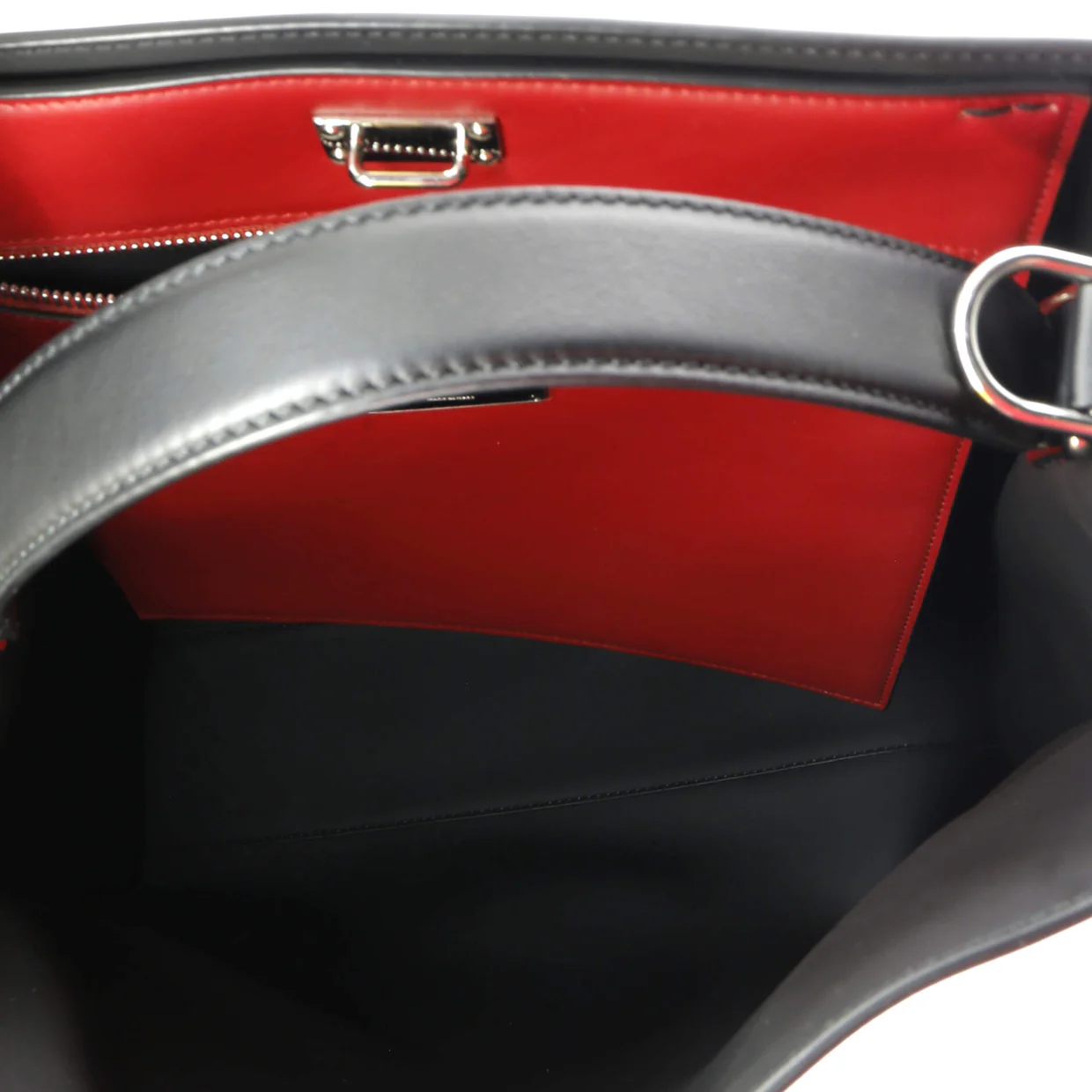 Peekaboo X-Lite Fit Bag Leather with Zucca Embossed Detail - Deep Luxury