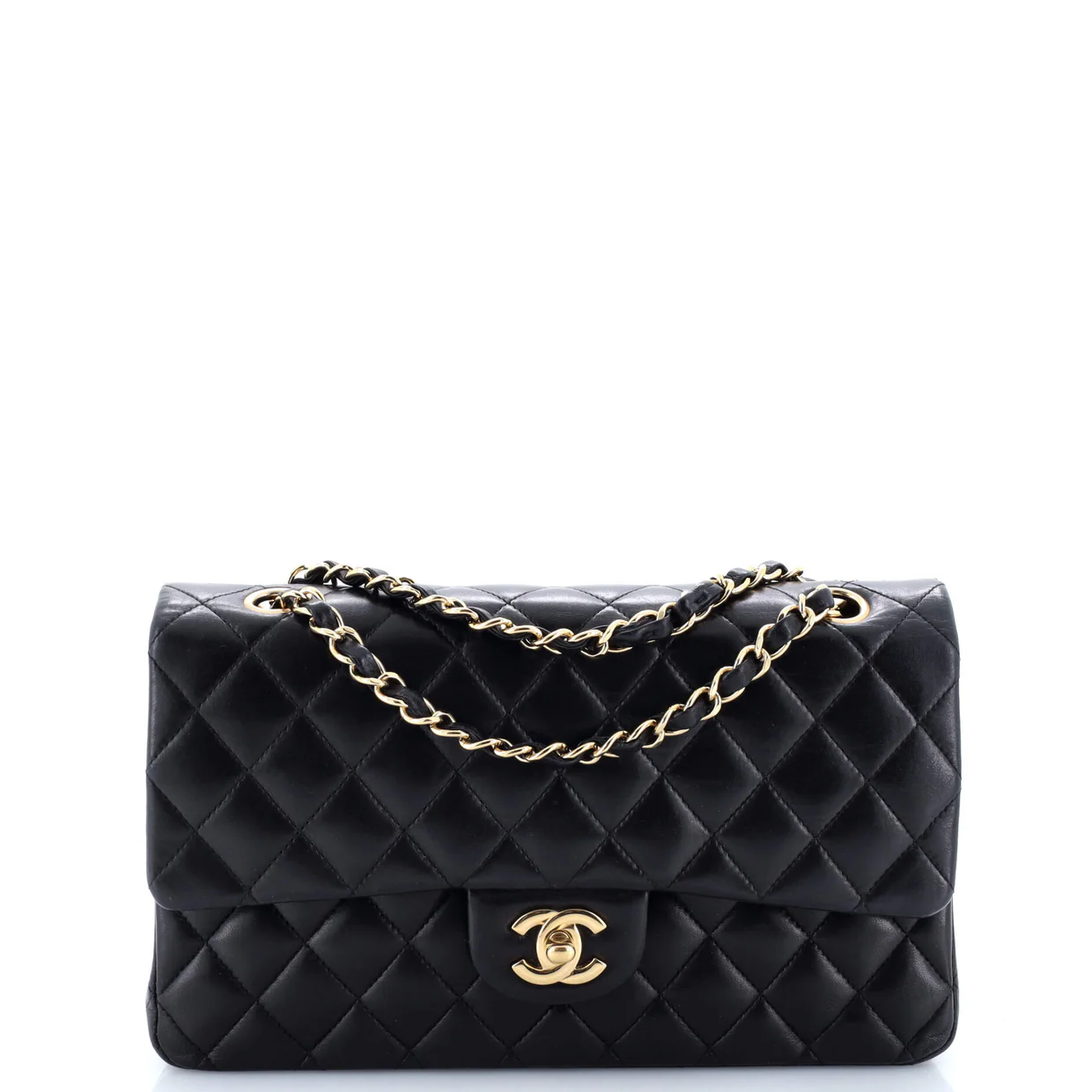 Classic Double Flap Bag Quilted Lambskin Medium - Deep Luxury