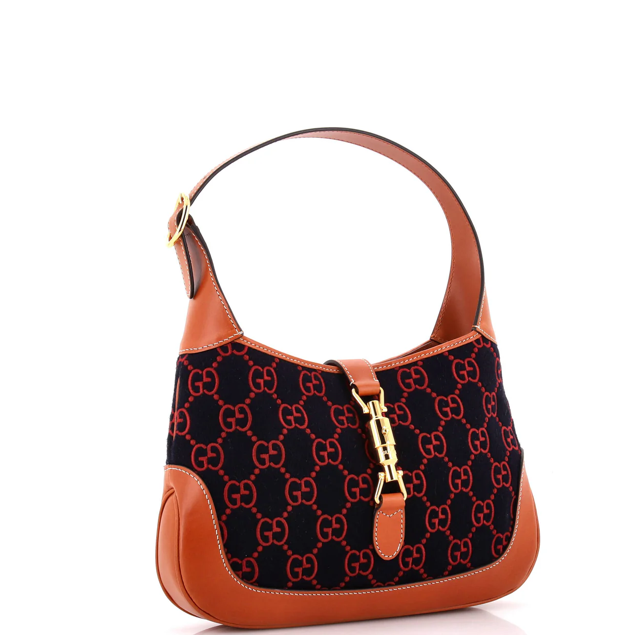 Jackie 1961 Hobo GG Embroidered Wool Small - Deep Luxury