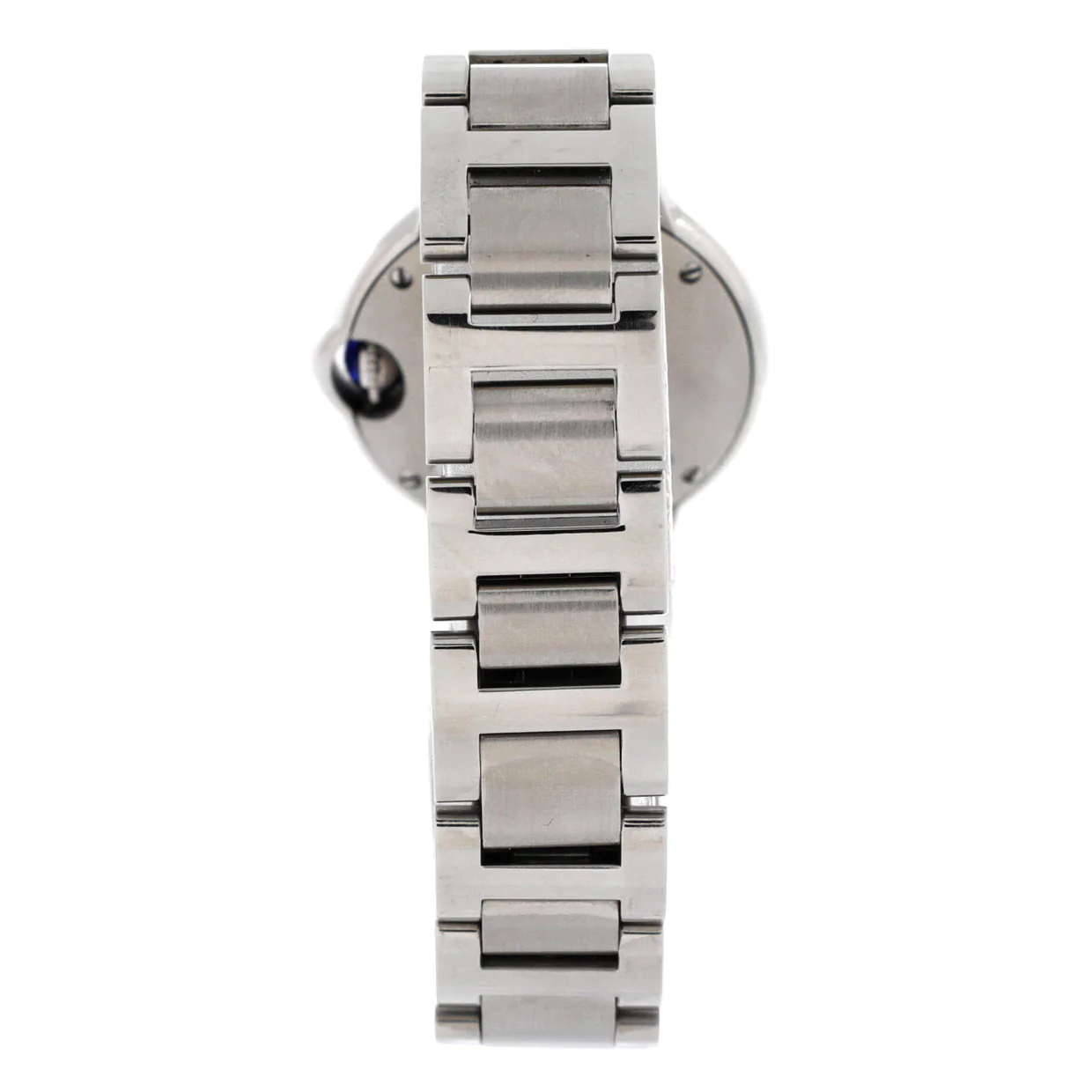 Ballon Bleu de Cartier Quartz Watch Stainless Steel with Diamond Bezel 28 - Deep Luxury