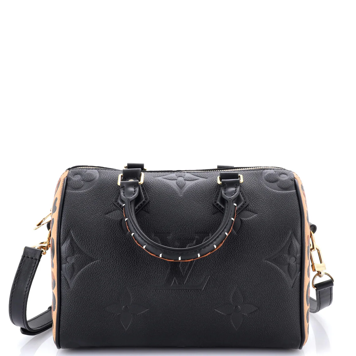 Speedy Bandouliere Bag Wild at Heart Monogram Empreinte Giant 25 - Deep Luxury