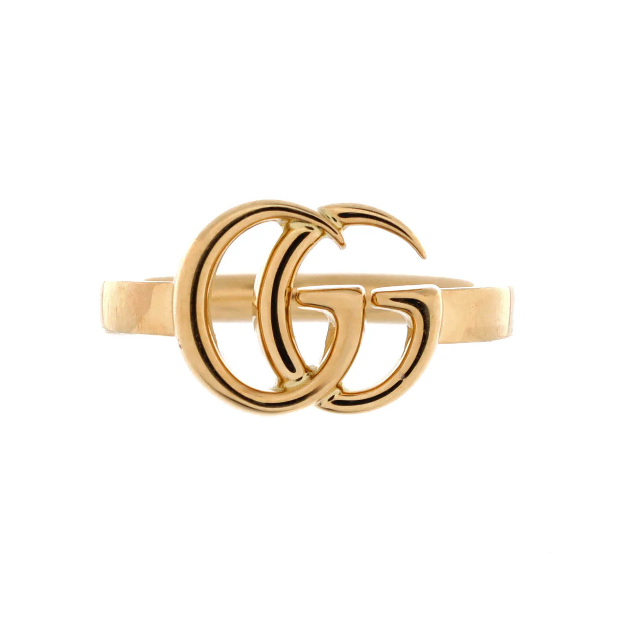 Running G Signet Ring 18K Yellow Gold - Deep Luxury