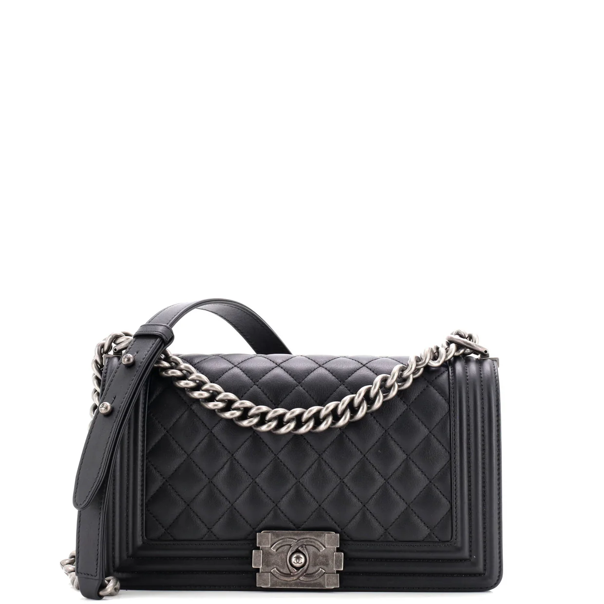 Boy Flap Bag Quilted Lambskin Old Medium - Deep Luxury