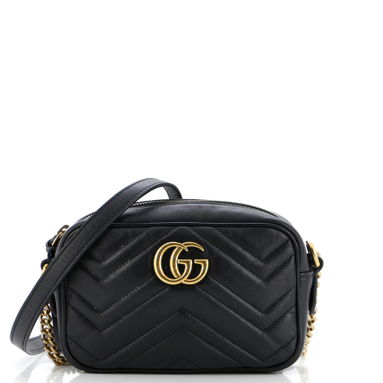 GG Marmont Shoulder Bag Matelasse Leather Mini - Deep Luxury