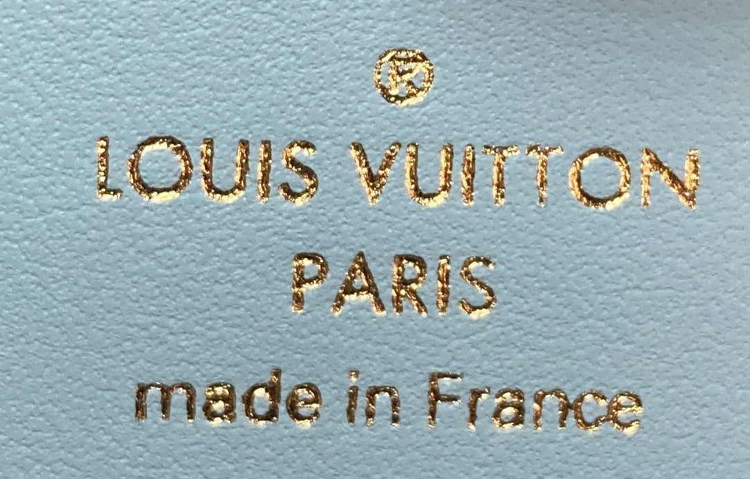 LV Vertical Wallet Taurillion Leather Compact - Deep Luxury