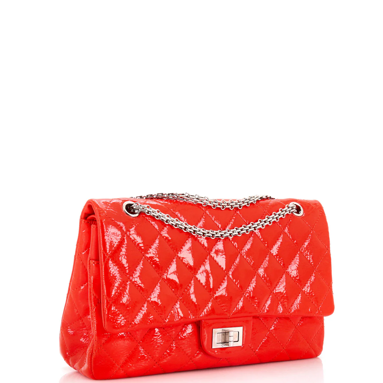 Reissue 2.55 Flap Bag Quilted Crinkled Patent 227 - Deep Luxury
