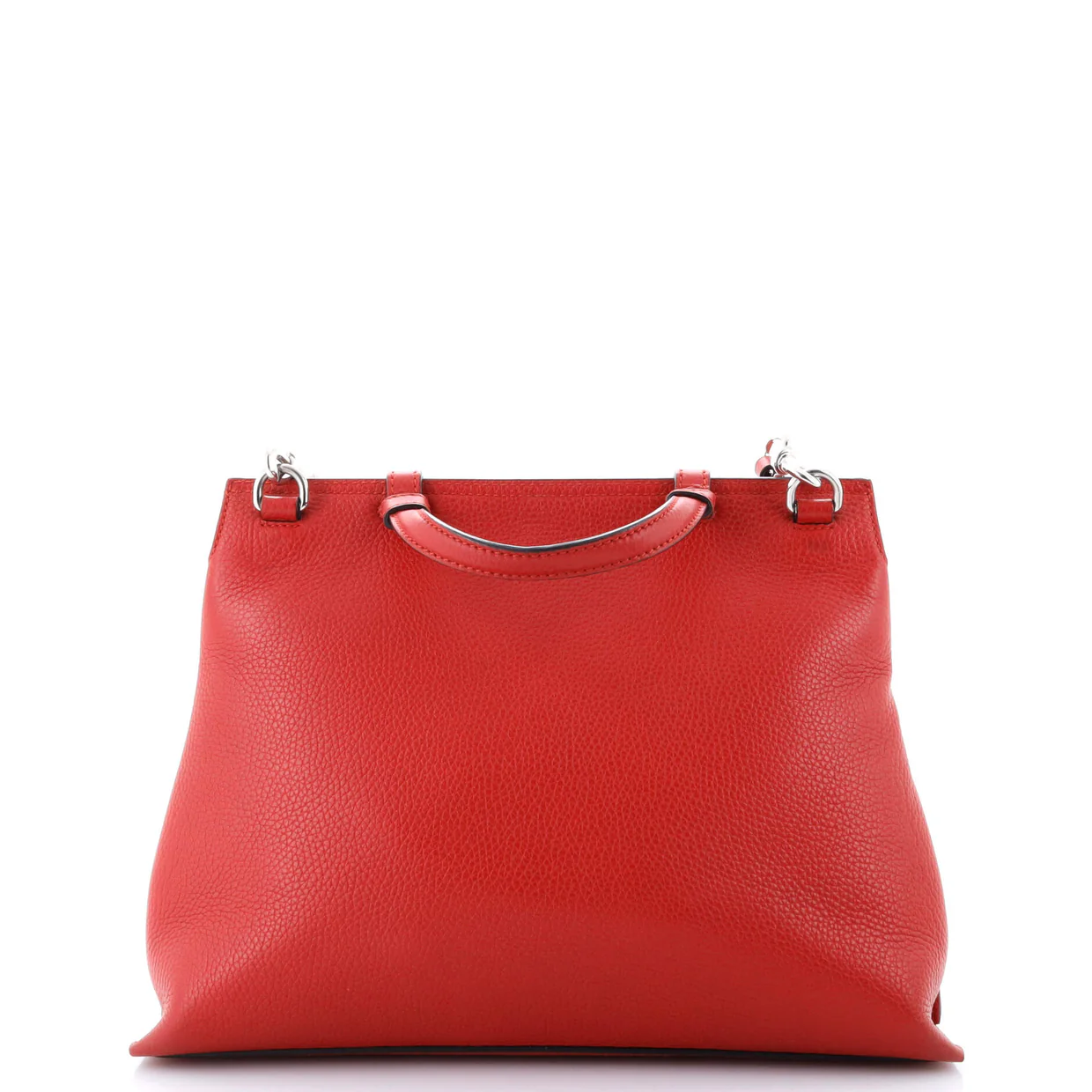 Bamboo Daily Top Handle Bag Leather Medium - Deep Luxury
