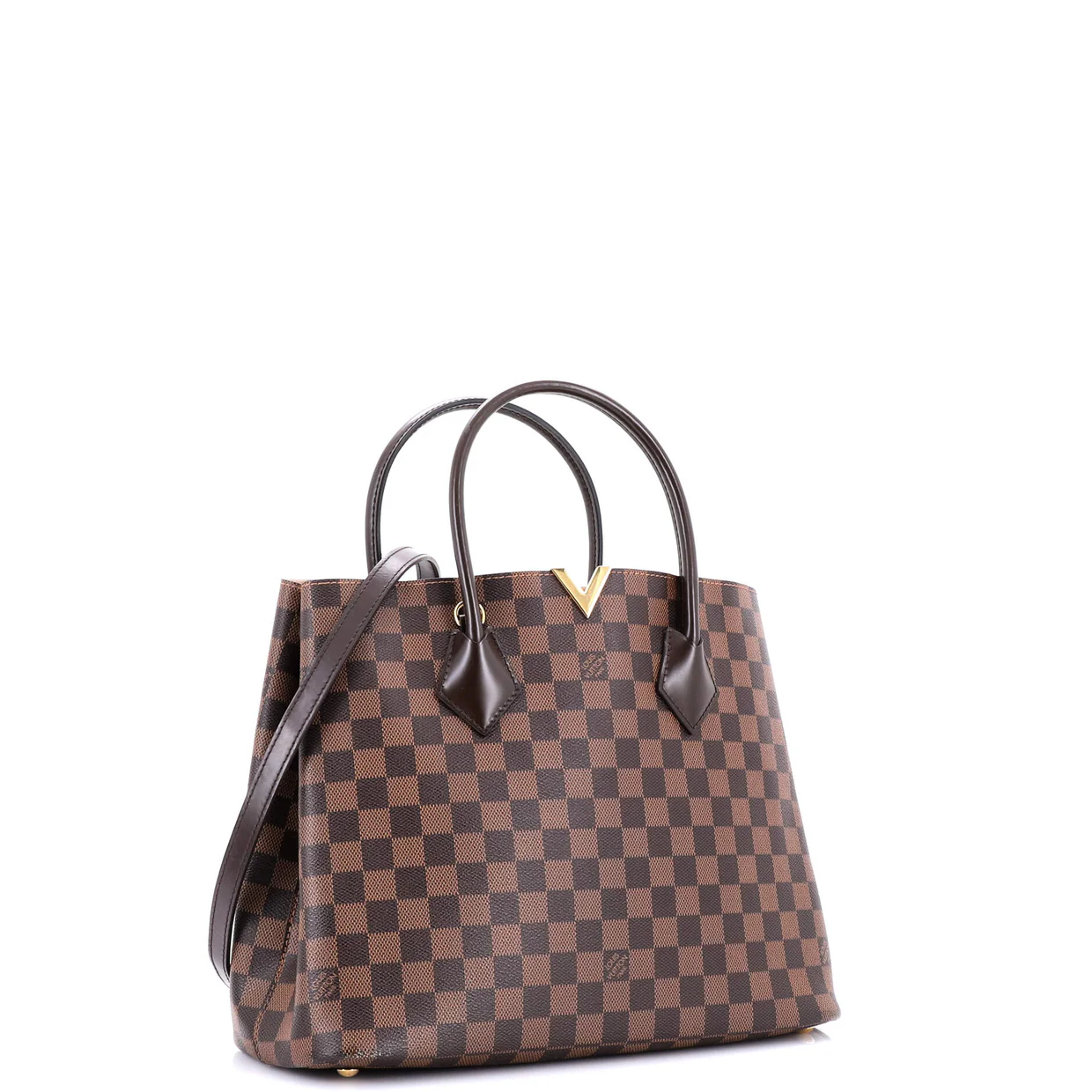 Kensington Handbag Damier - Deep Luxury