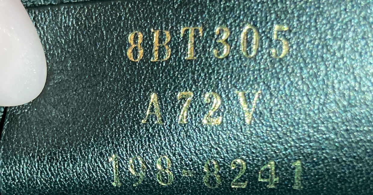 Upside Down Bag Zucca Embossed Leather - Deep Luxury