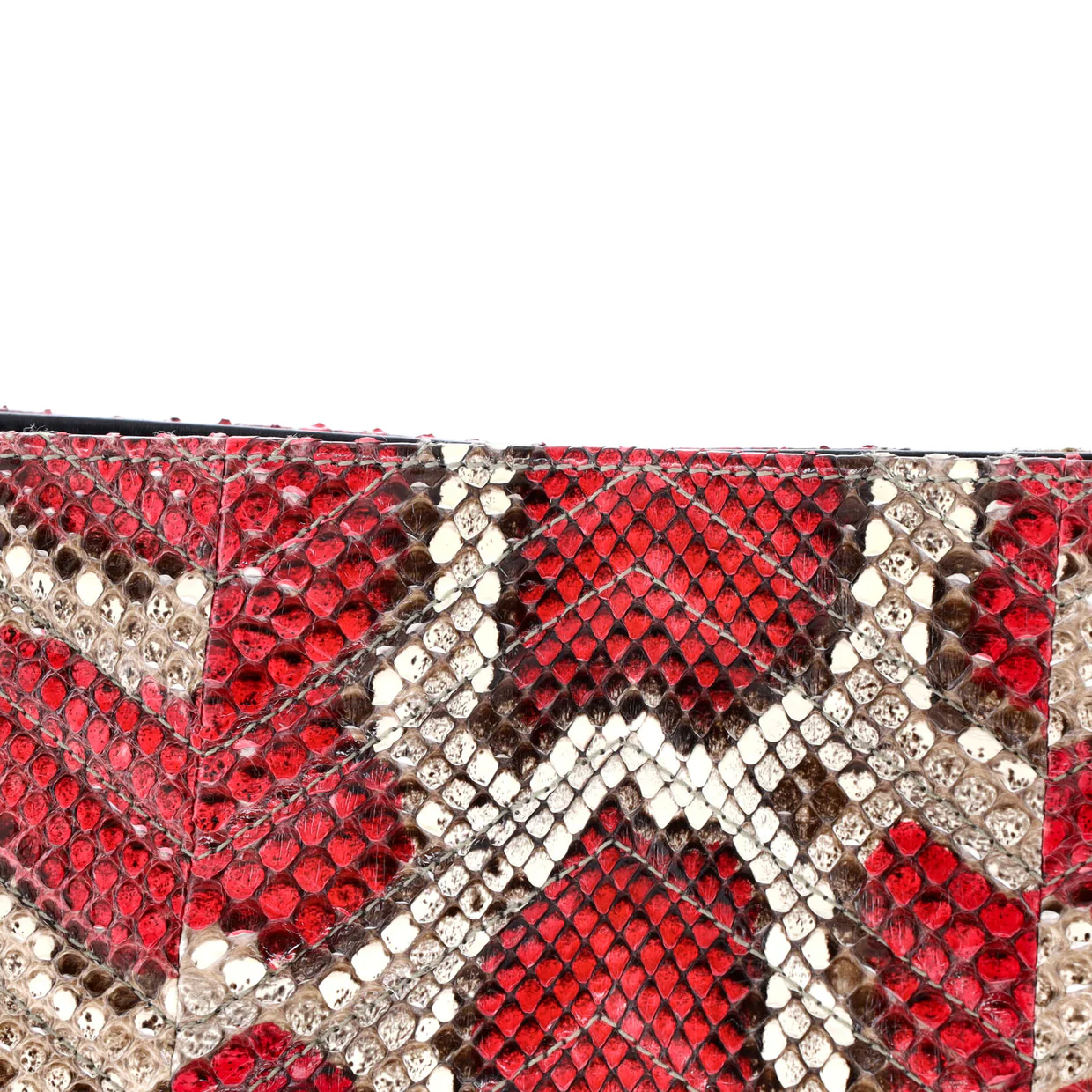 GG Marmont Zip Tote Matelasse Python Medium - Deep Luxury