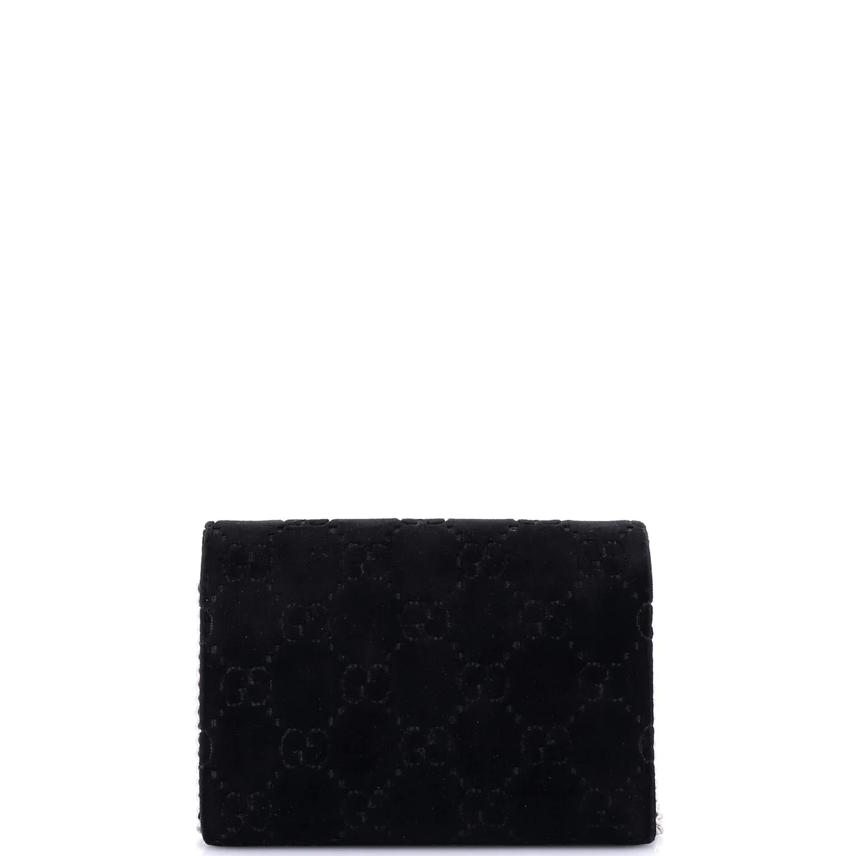 Dionysus Chain Wallet GG Velvet Small - Deep Luxury
