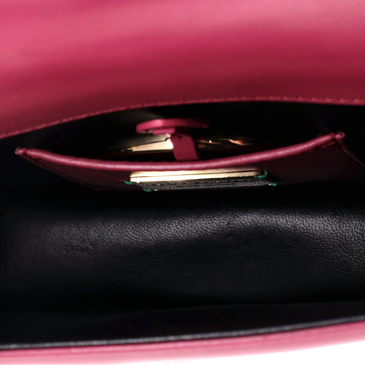 Serpenti Forever Square Shoulder Bag Leather and Stingray Small - Deep Luxury