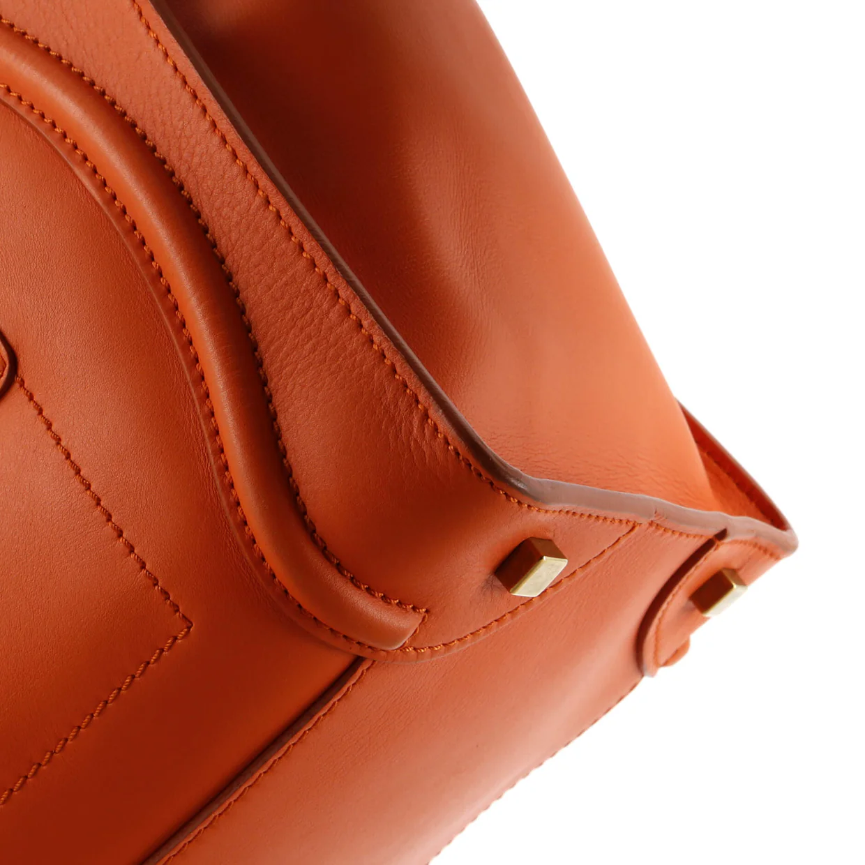 Luggage Bag Smooth Leather Mini - Deep Luxury