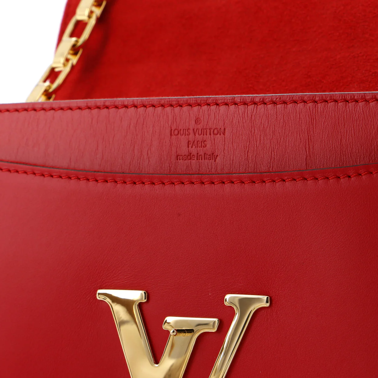 Chain Louise Clutch Leather GM - Deep Luxury