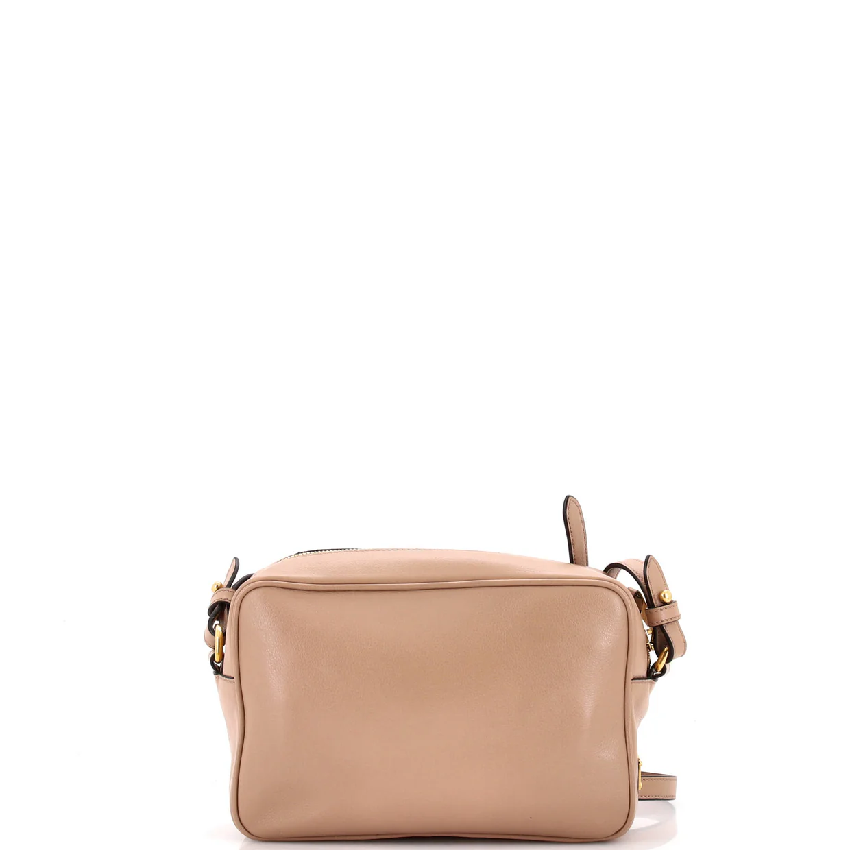 Logo Camera Bag Embossed Leather Small - Deep Luxury