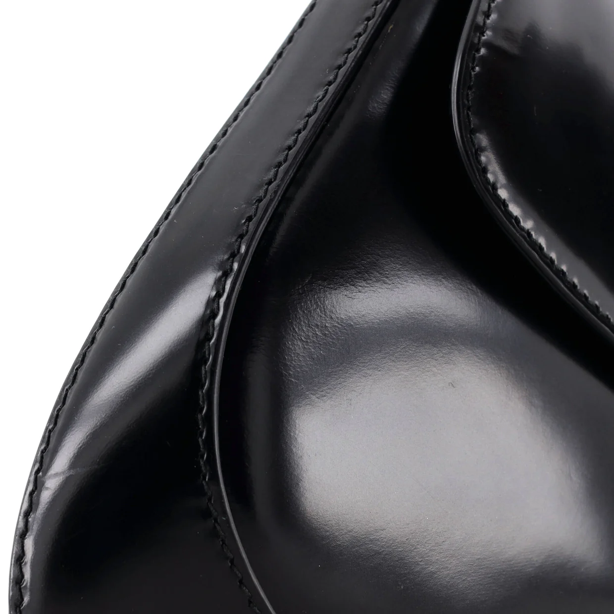 Cleo Flap Shoulder Bag Spazzolato Leather Small - Deep Luxury