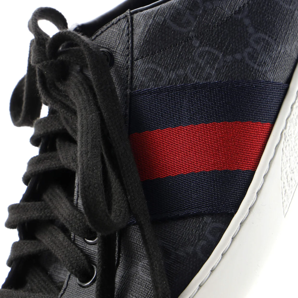 Ace Sneakers GG Coated Canvas - Deep Luxury