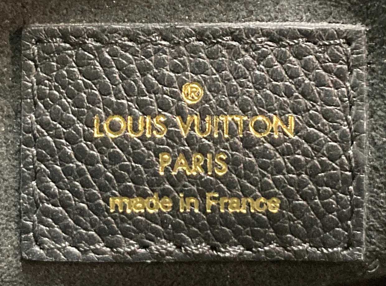 Vavin Handbag Monogram Empreinte Leather PM - Deep Luxury