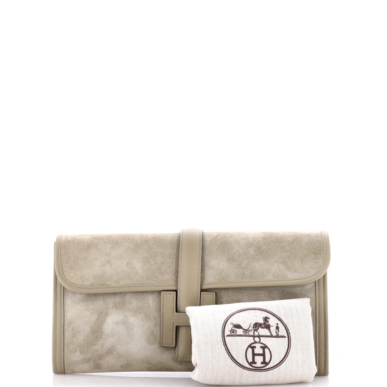 Jige Elan Clutch Doblis Suede 29 - Deep Luxury